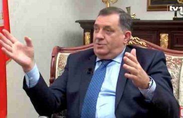 DODIK NE MOŽE VIŠE DA SE KONTROLIŠE, OVO ŠTO JE REKAO PREVAZILAZI SVAKU MJERU: “Sarajevo potpuno muslimanski grad, kao što je Banjaluka naša, ja u Sarajevo idem samo zbog…”